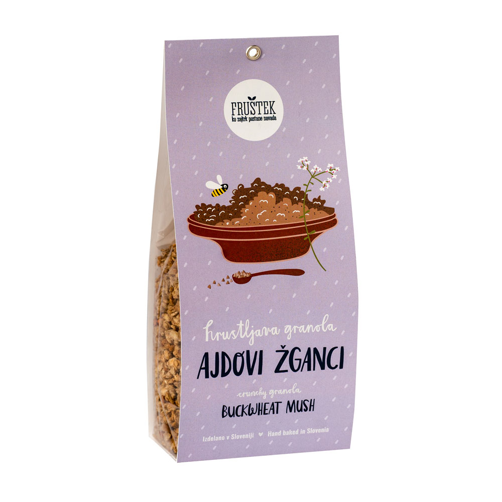 Hrustljava granola ajdovi žganci