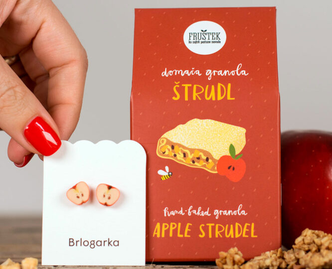 Darilni set štrudl Brlogarka in Fruštek