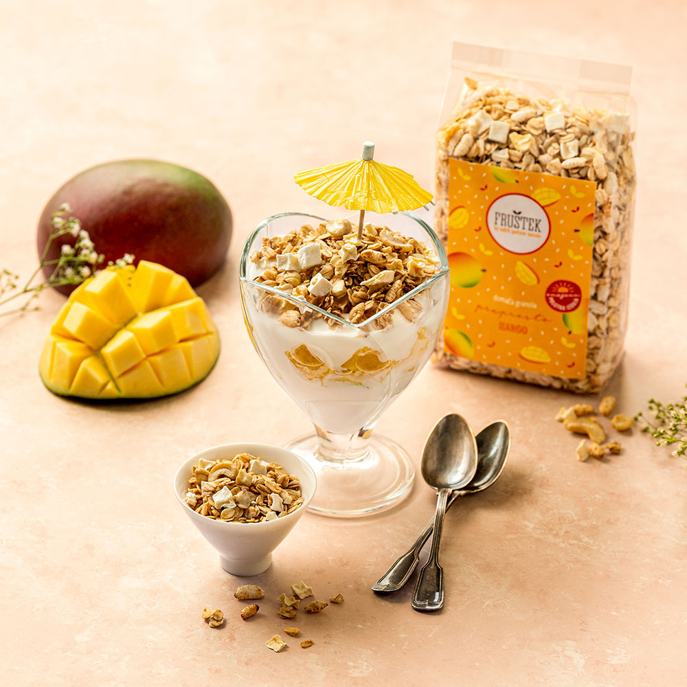 Nov okus domače granole Preprosto mango